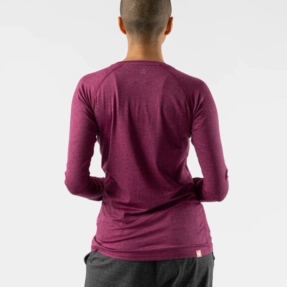 rabbit EZ Tee Long Sleeve Raspberry Grape L - Picture 5 of 14